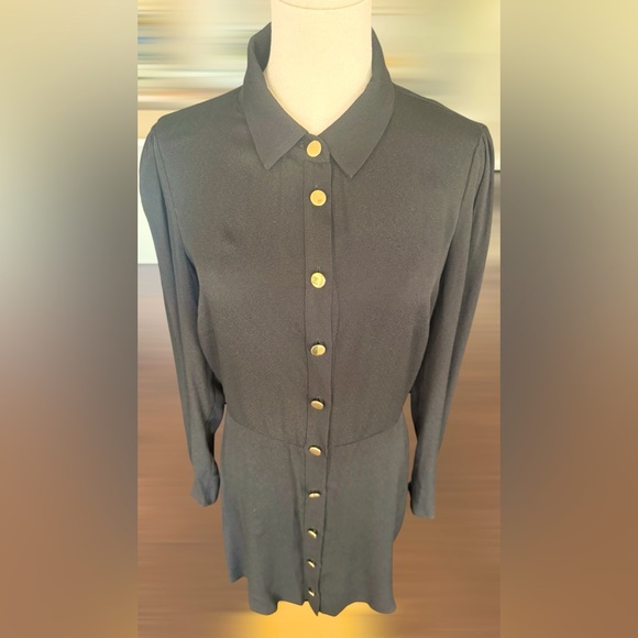 Reformation Hugh Black Dress size 8 - Picture 7 of 9